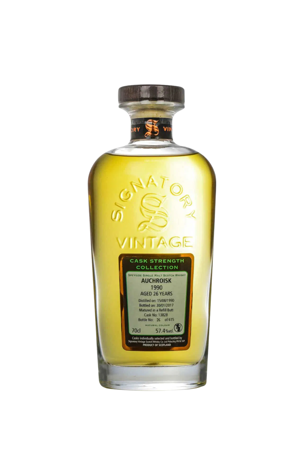 Signatory Vintage Auchroisk 26 Anos 1990